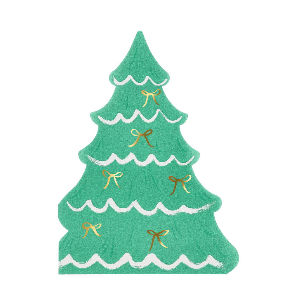 Christmas Tree Bow Napkins