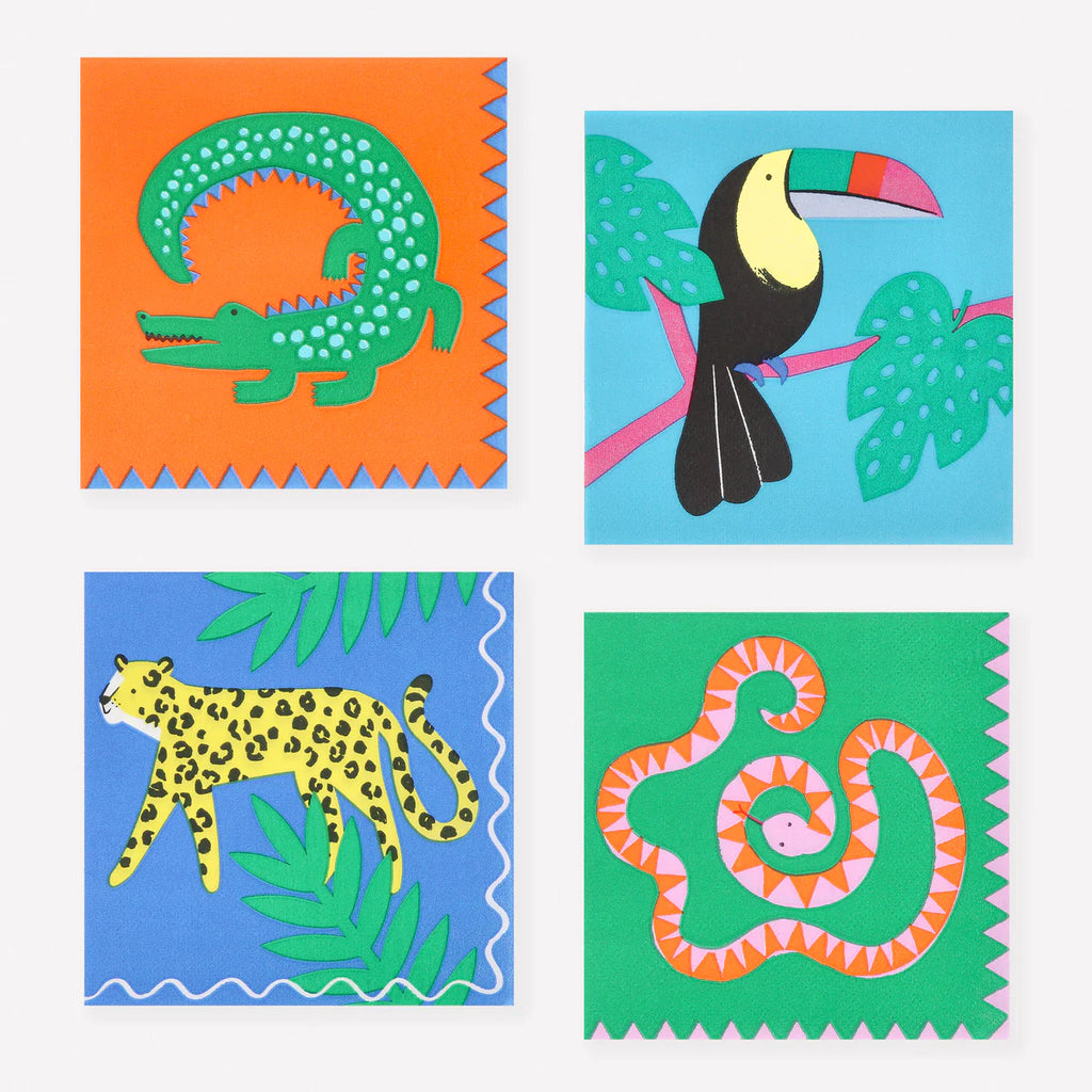 Jungle Jamboree Small Napkins