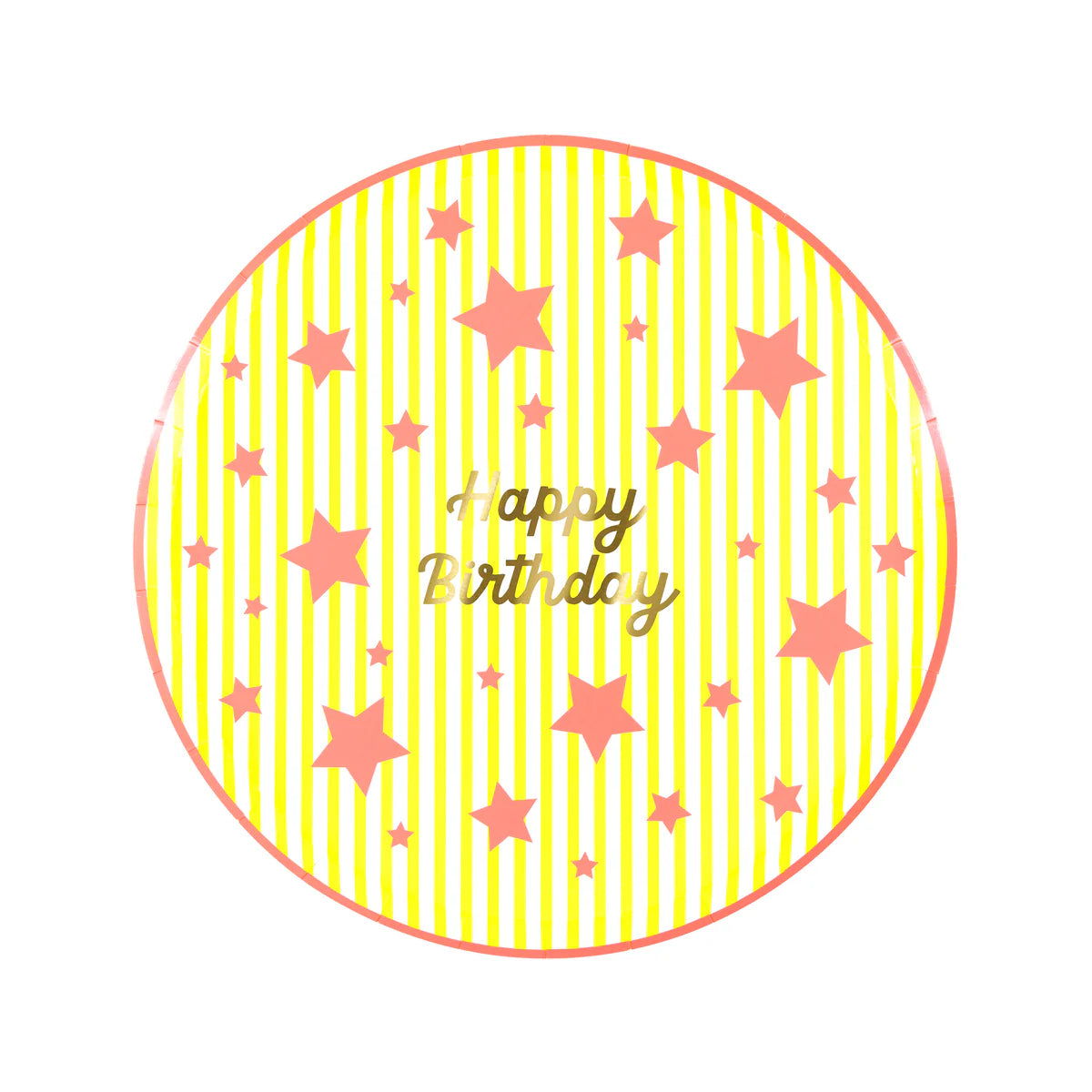 Bright Stars Happy Birthday Side Plates