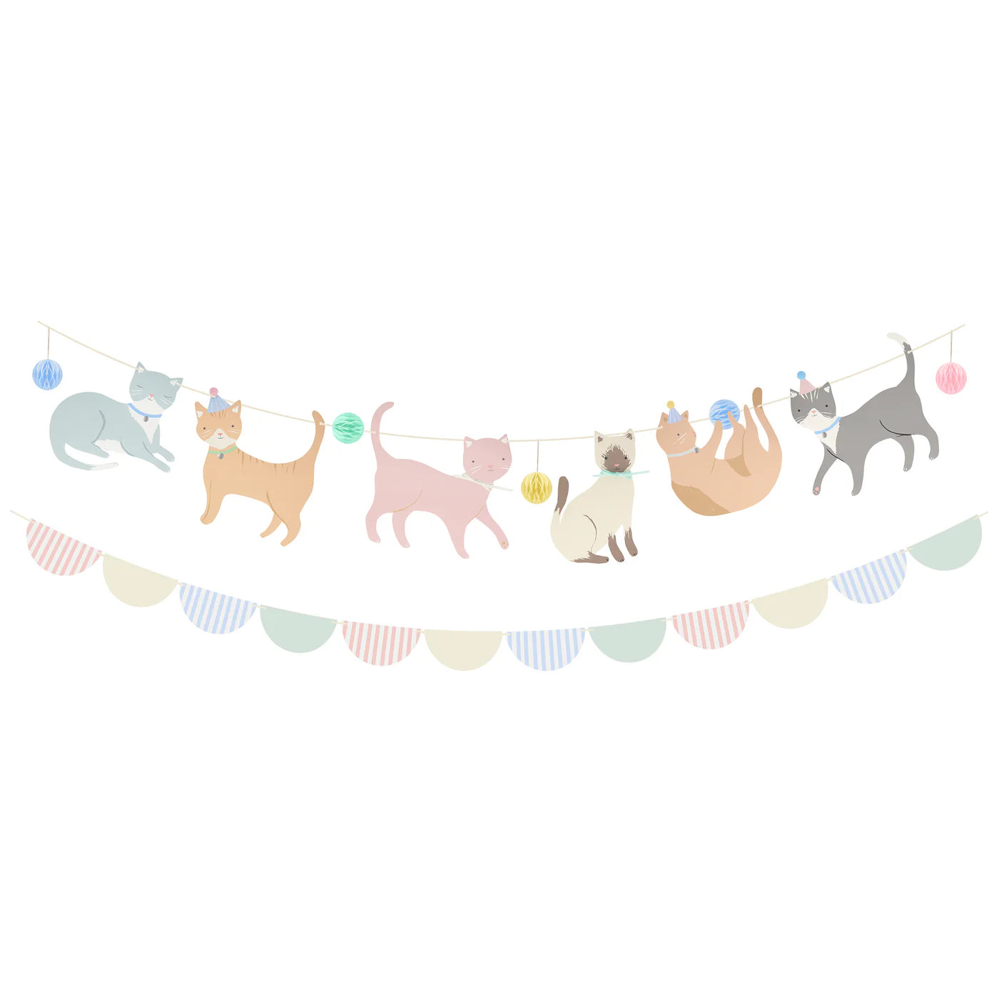 Cute Kittens Garland Set
