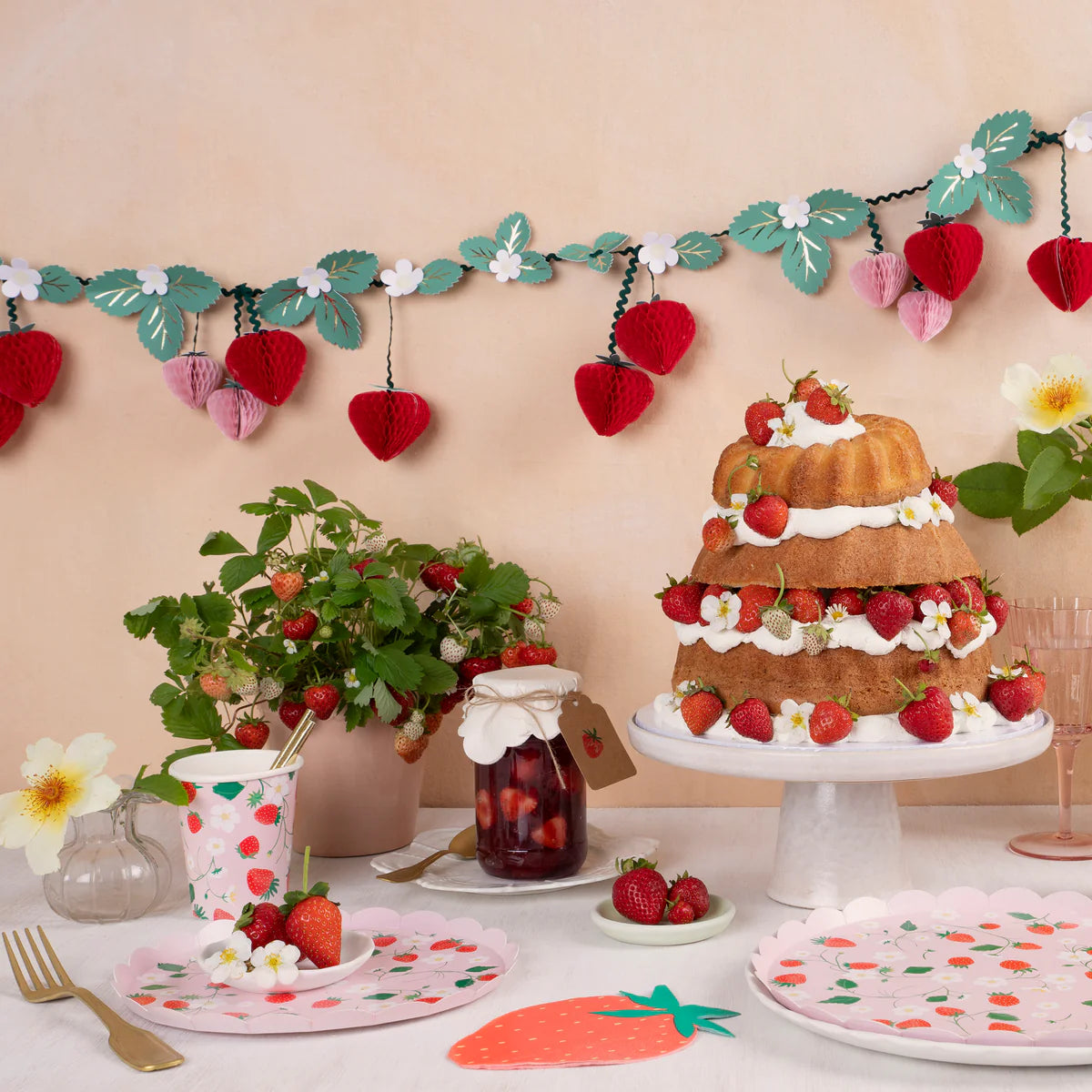 Strawberry Side Plates