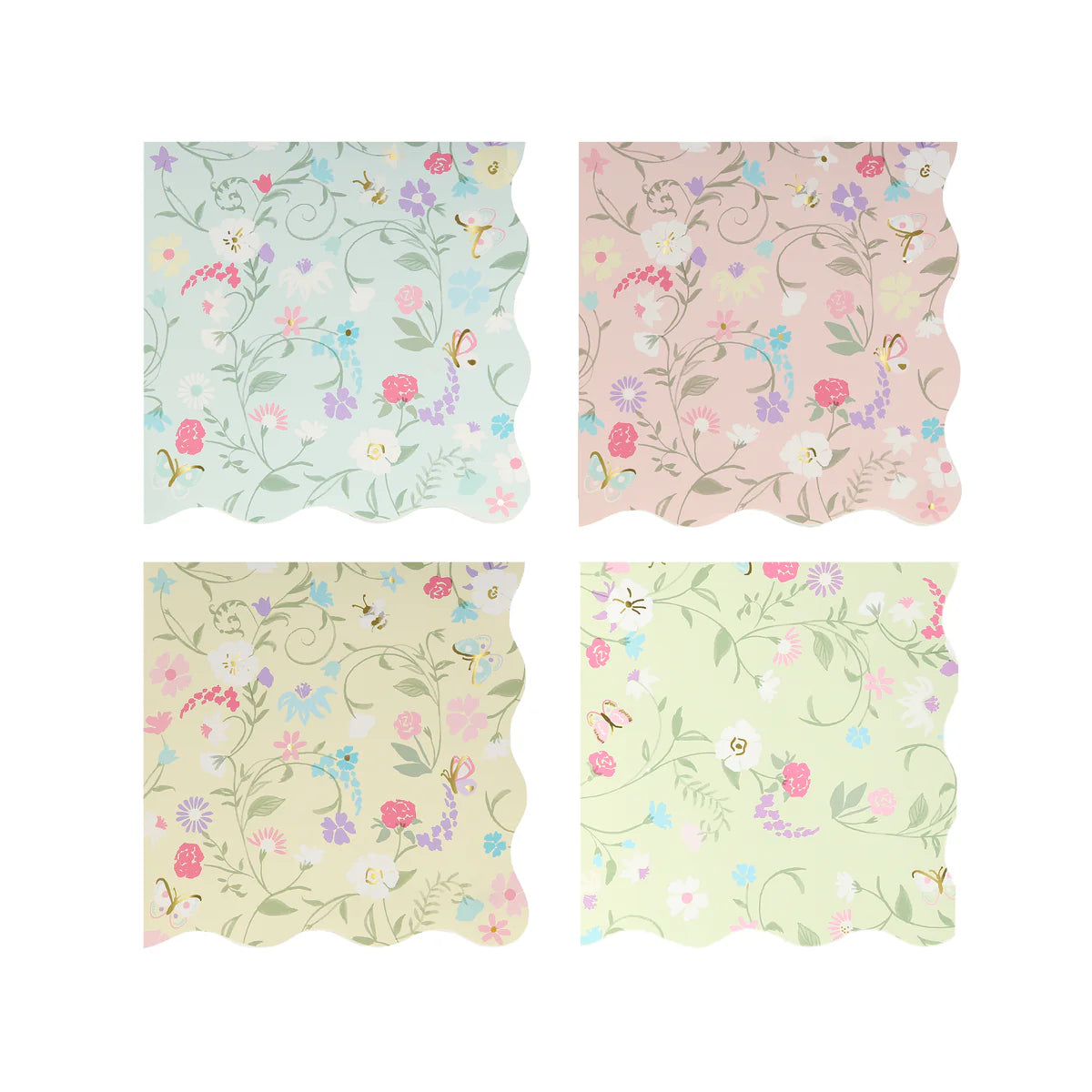 Meri Meri x Ladurée Floral Small Napkins