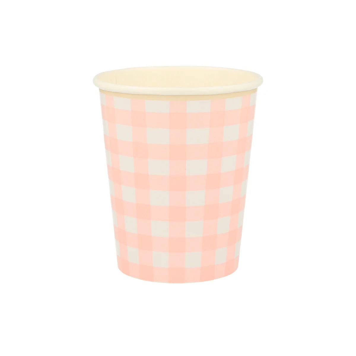 Gingham Cups