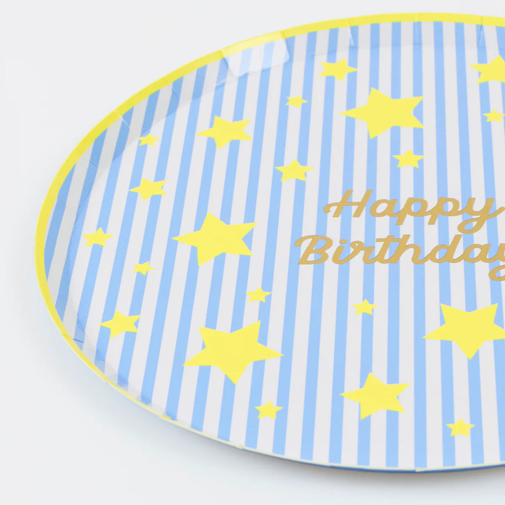 Bright Stars Happy Birthday Side Plates
