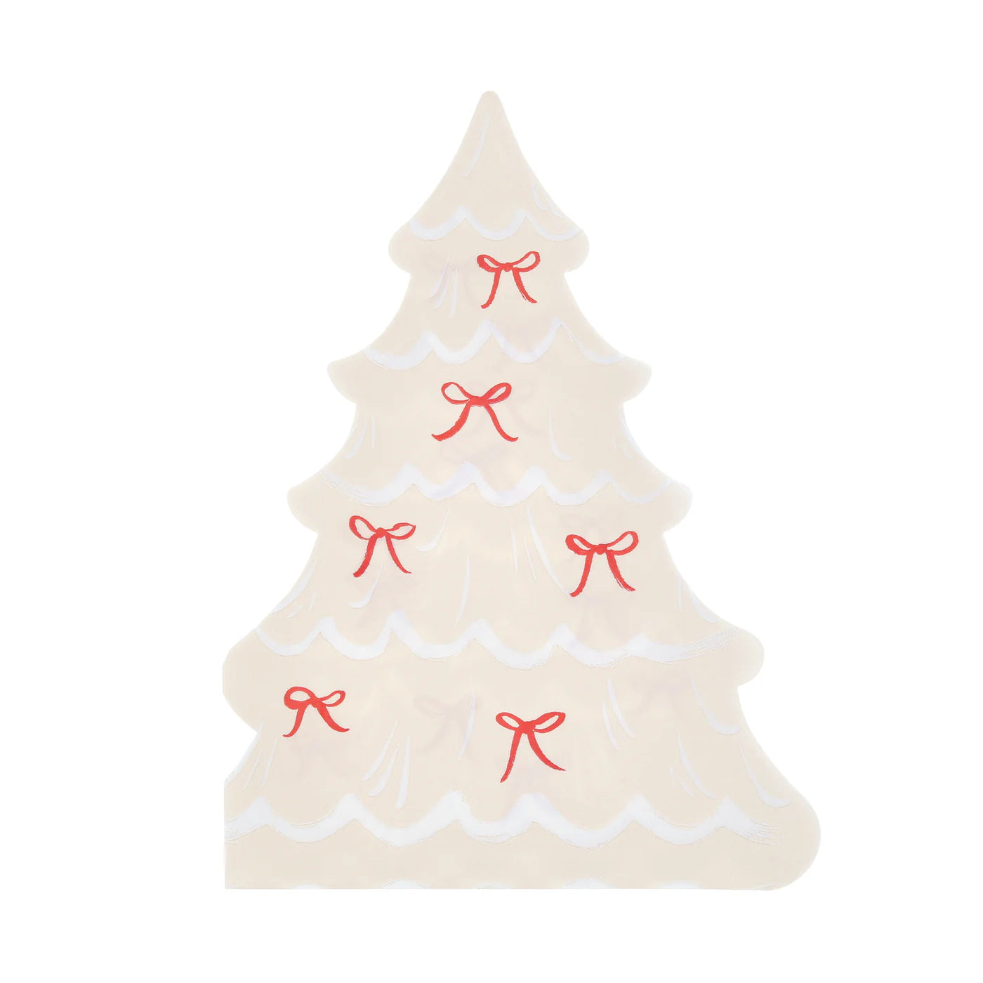 Christmas Tree Bow Napkins