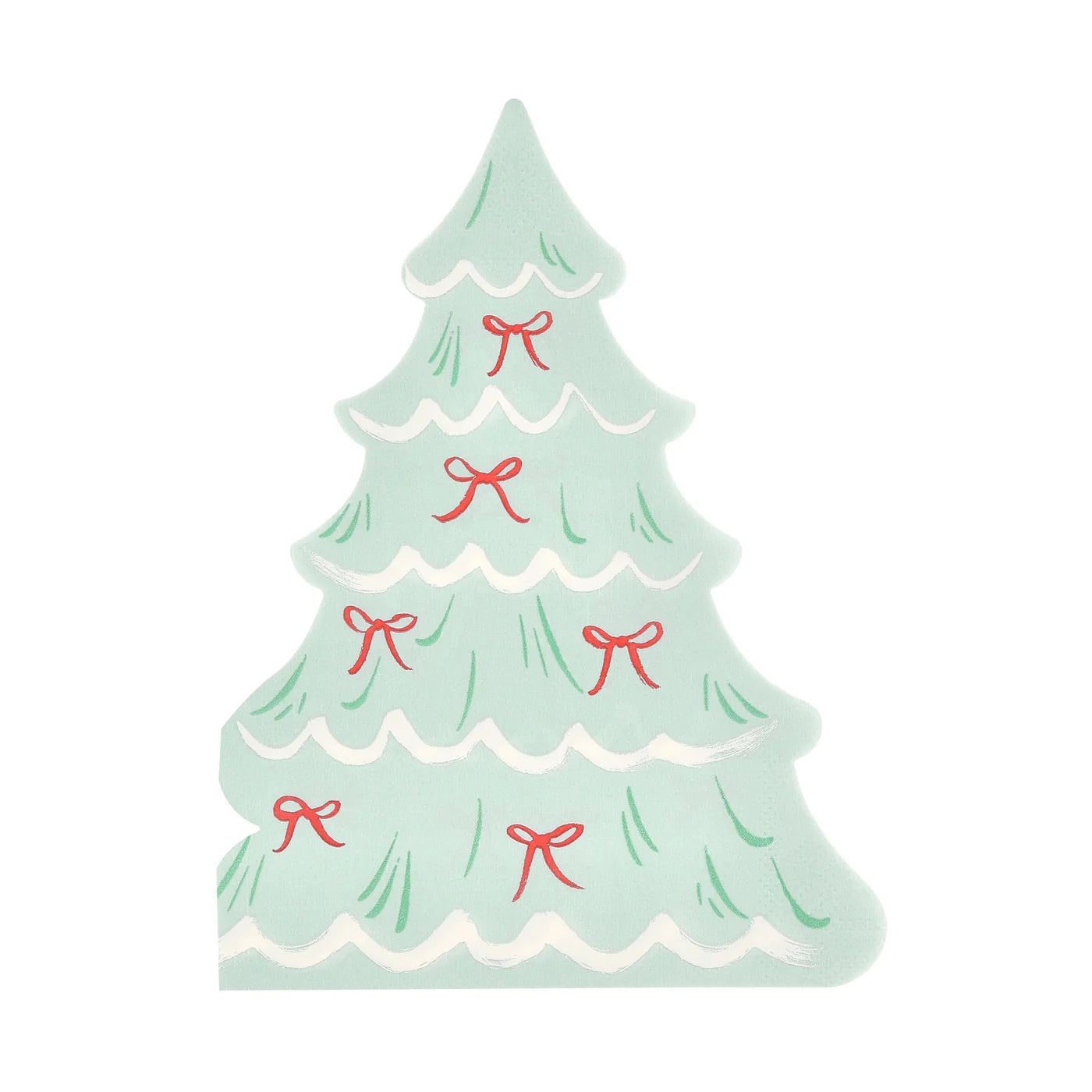 Christmas Tree Bow Napkins