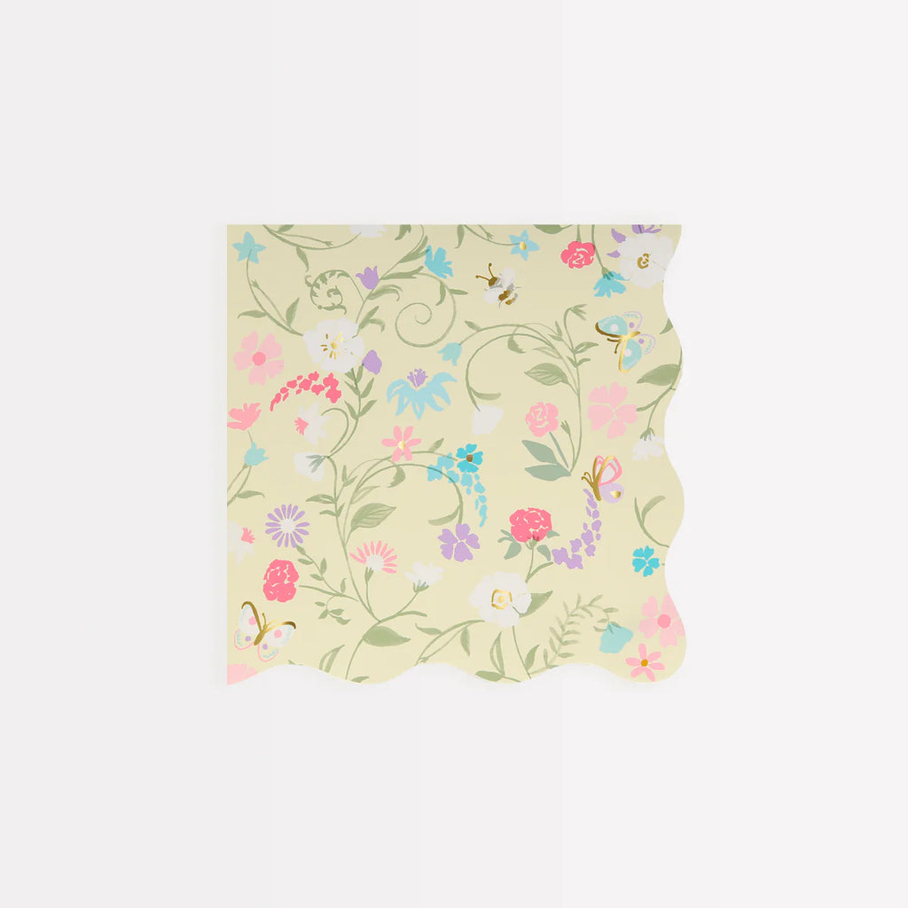 Meri Meri x Ladurée Floral Small Napkins