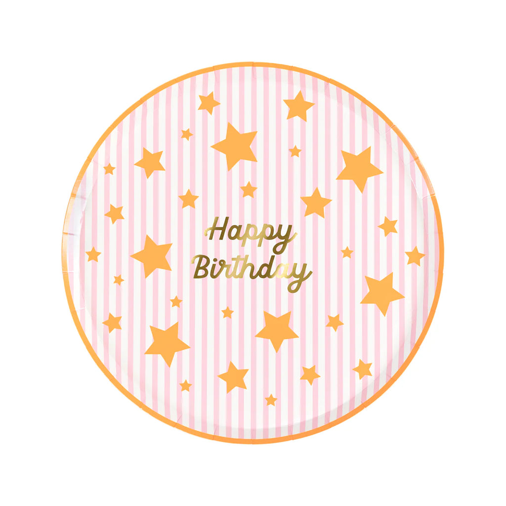 Bright Stars Happy Birthday Side Plates