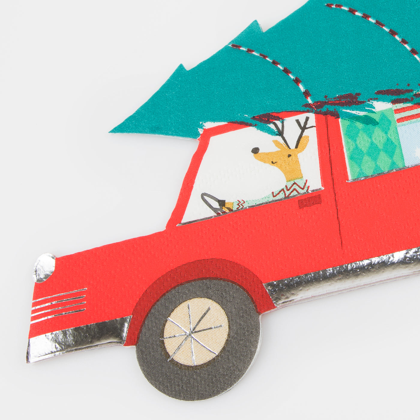 Christmas Driving Reindeer Napkins