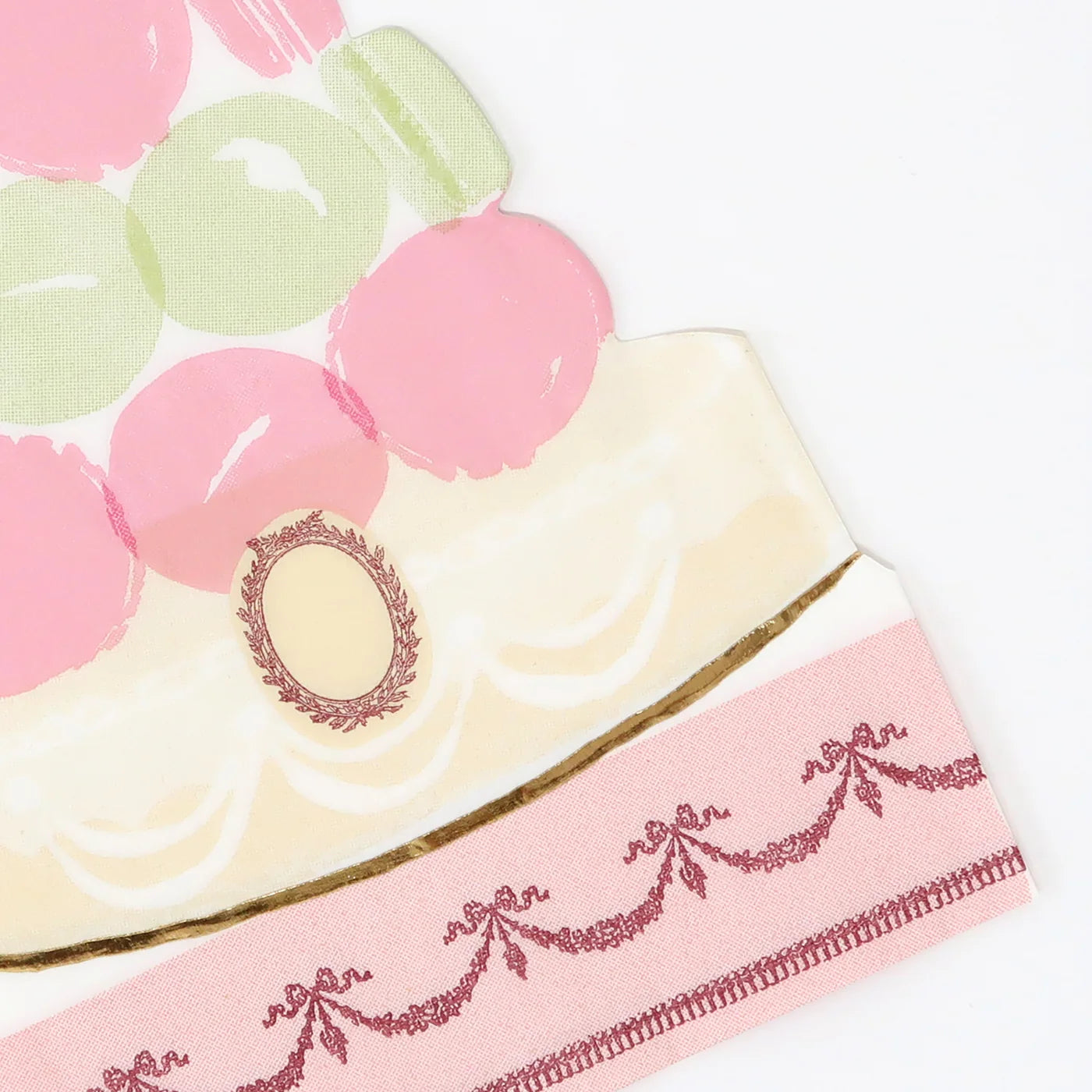 Meri Meri x Ladurée Paris Macaron Pyramid Napkins