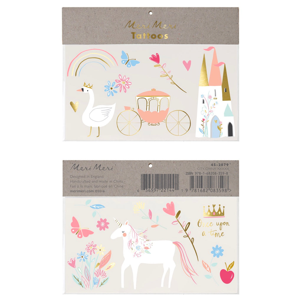 Magical Princess Foil Tattoos