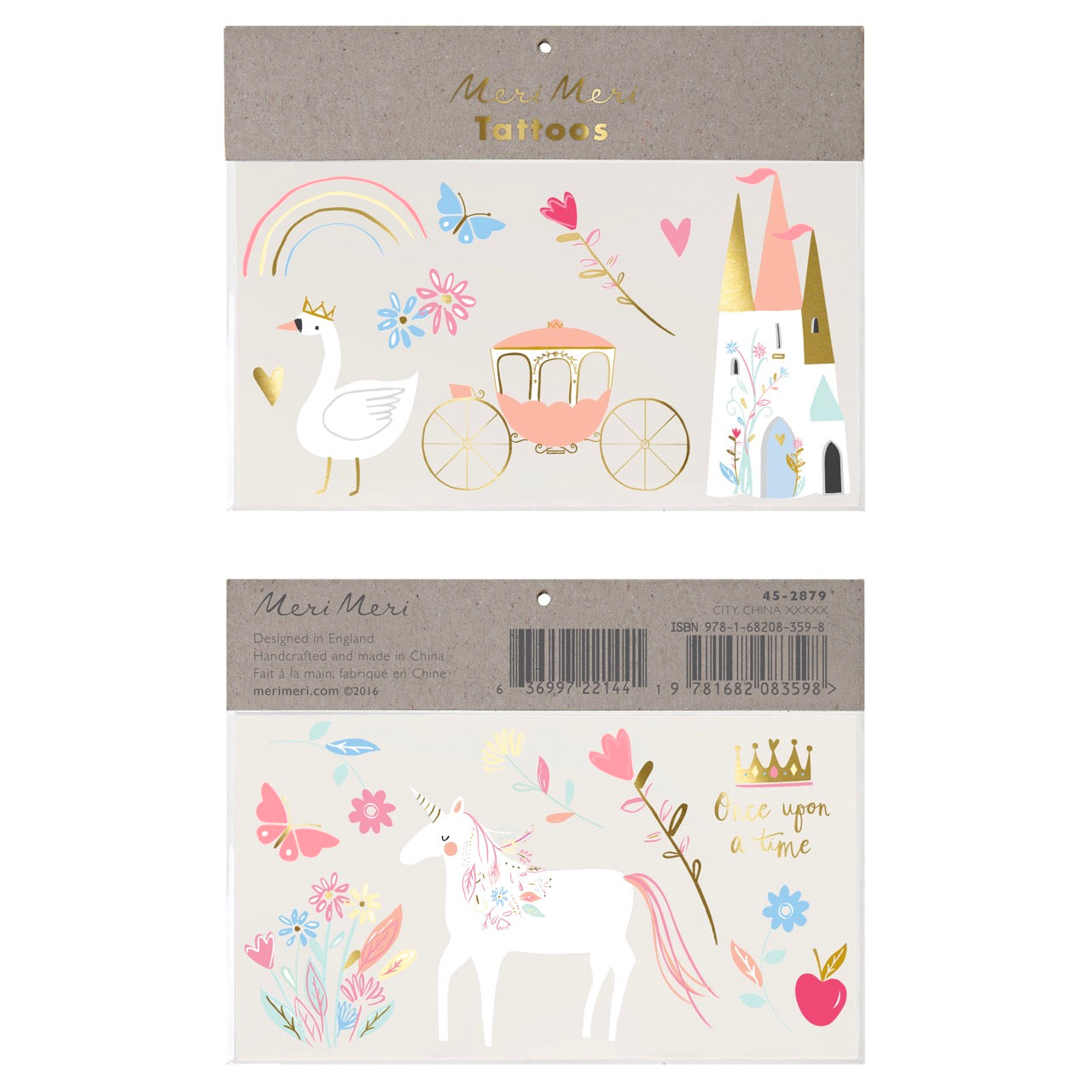 Magical Princess Foil Tattoos