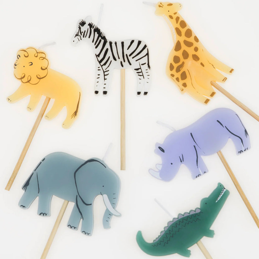Safari Animals Candles