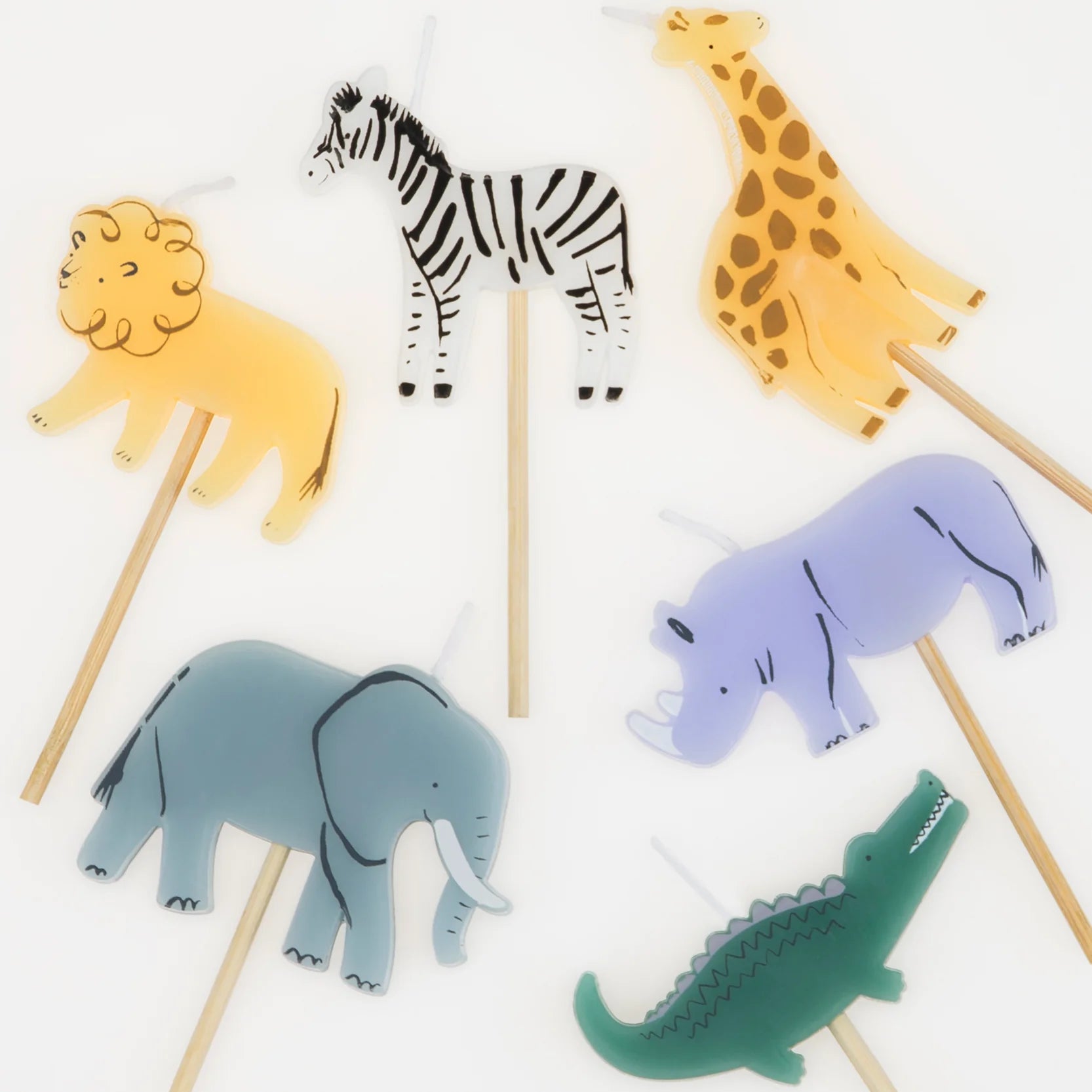 Safari Animals Candles