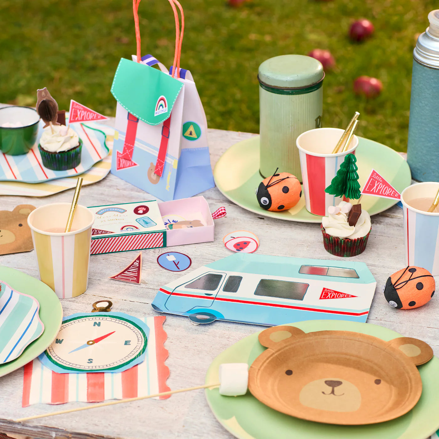 Preppy Stripe Cups